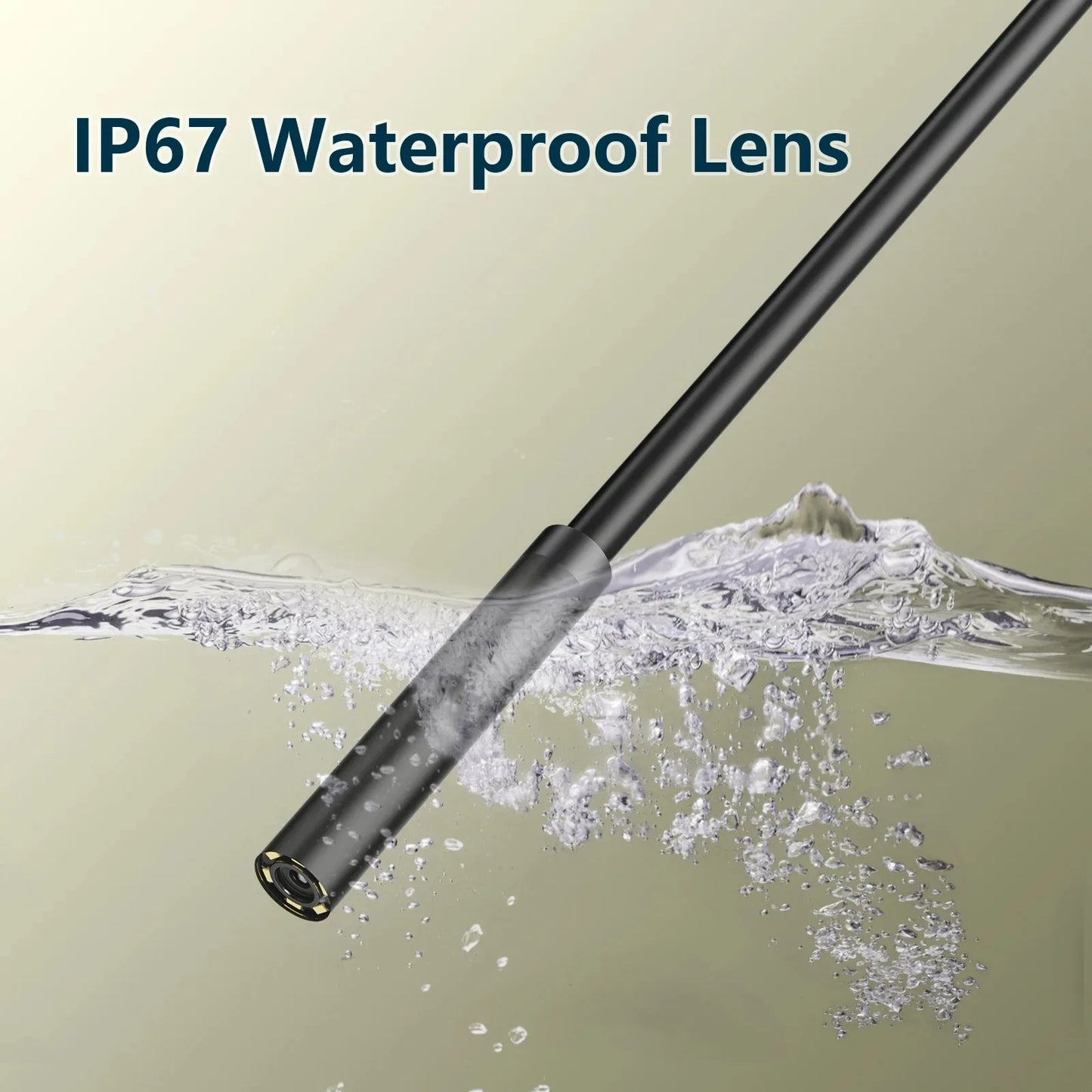 TYPE-C Endoscope Camera IP67 Waterproof 6 LEDs Adjustable