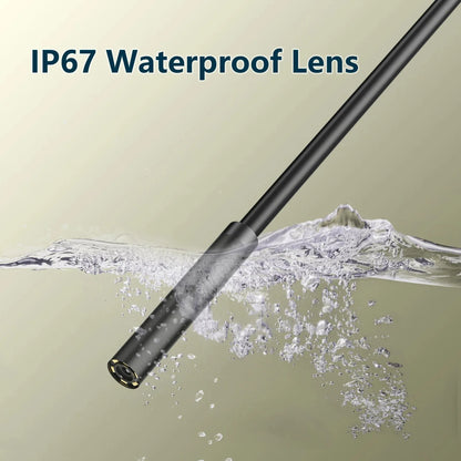 TYPE-C Endoscope Camera IP67 Waterproof 6 LEDs Adjustable