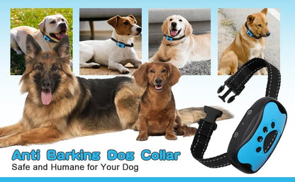 Pet Anti Barking Device USB Rechargeable Training Collar
