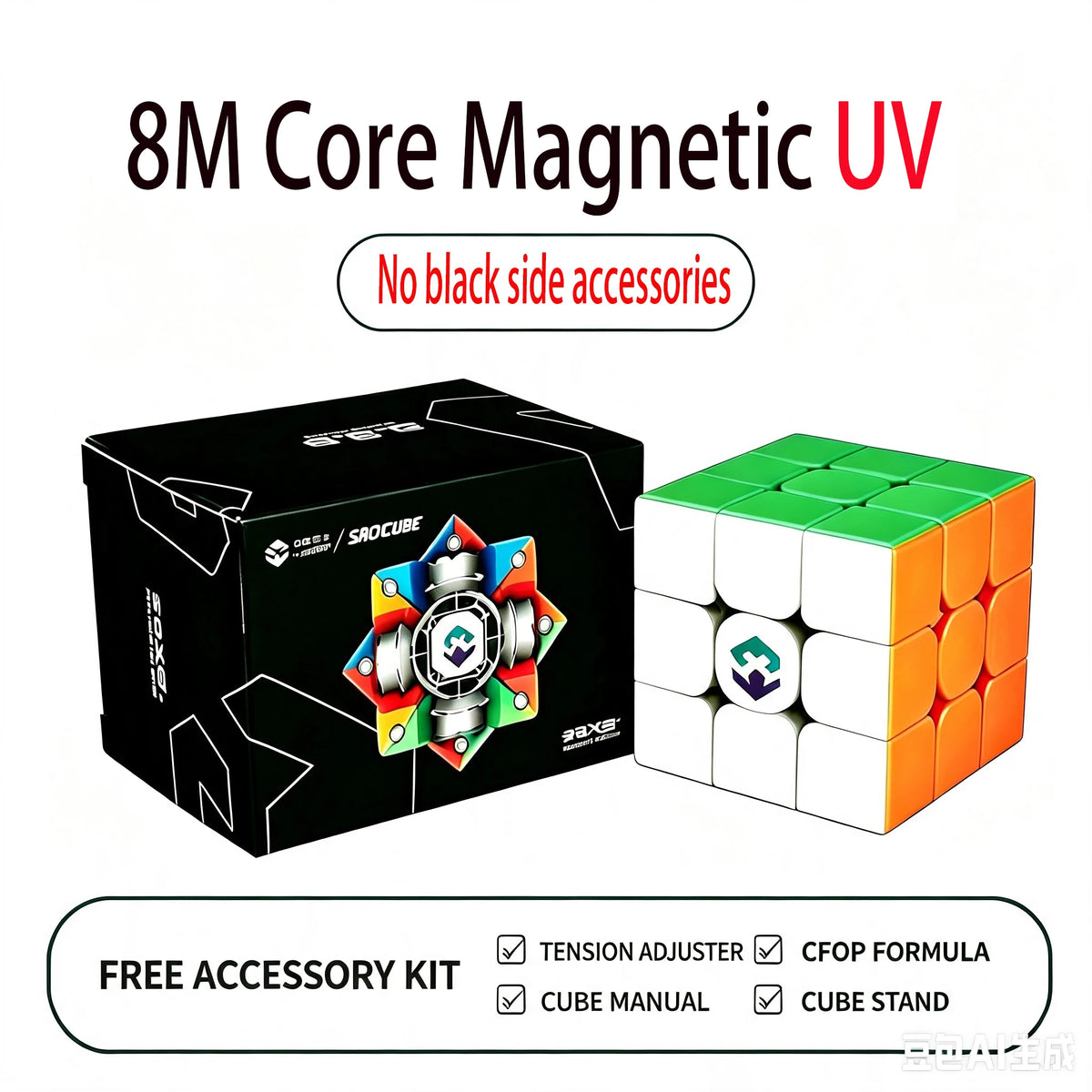 Moretry & SaoCube TianMa X3+ Maglev Ball Core 3x3 Glossy