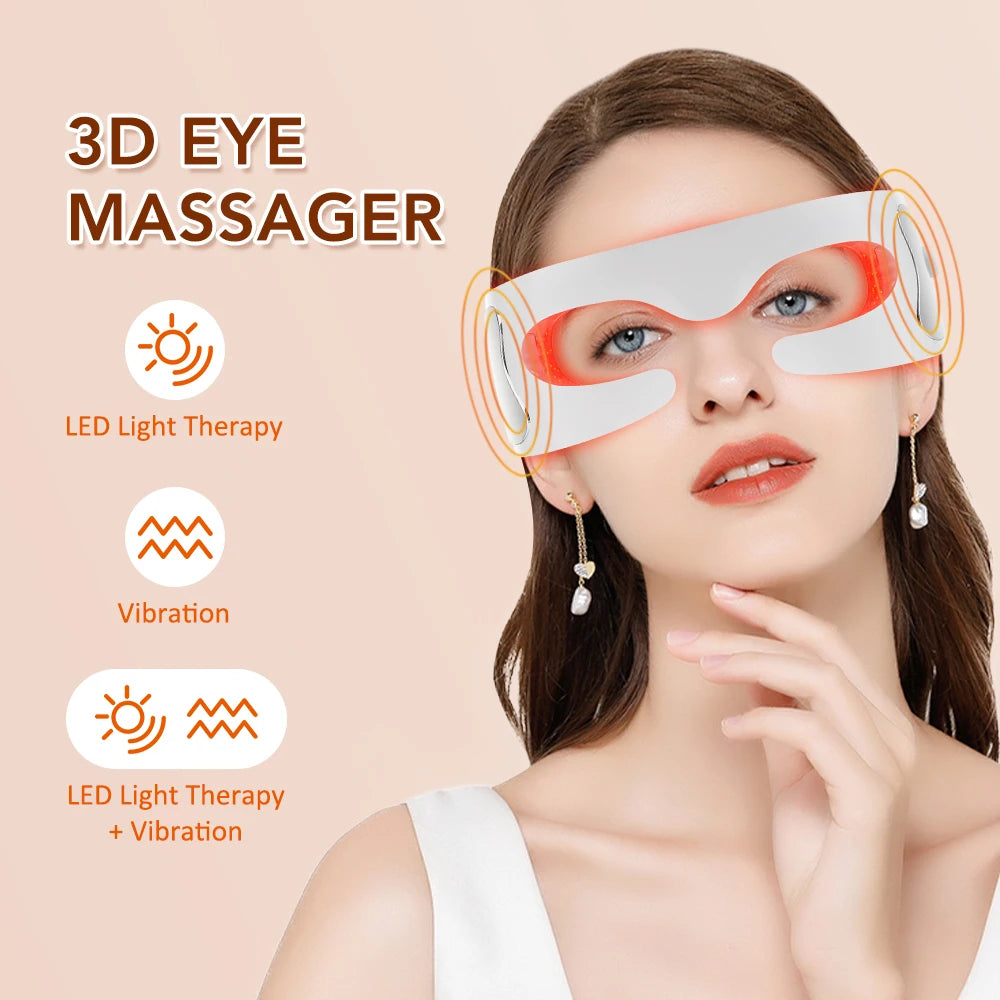 EMS Red Light Eye Massager Eyes Fatigue Relief Relaxation