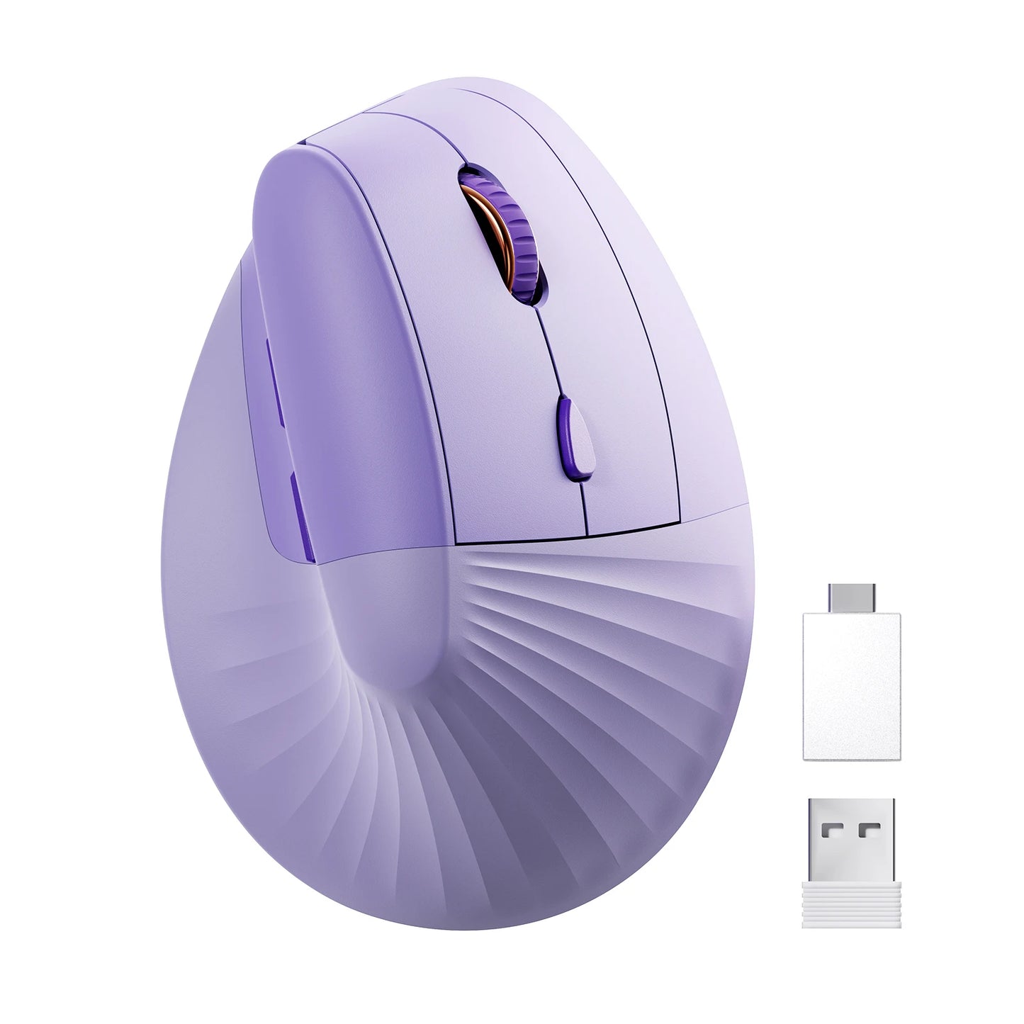 Vertical Wireless Type C Rechargeable Ergonomic Mice
