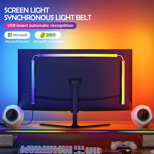 RGB Game Ambient Sync LED Light Strip Room Decor