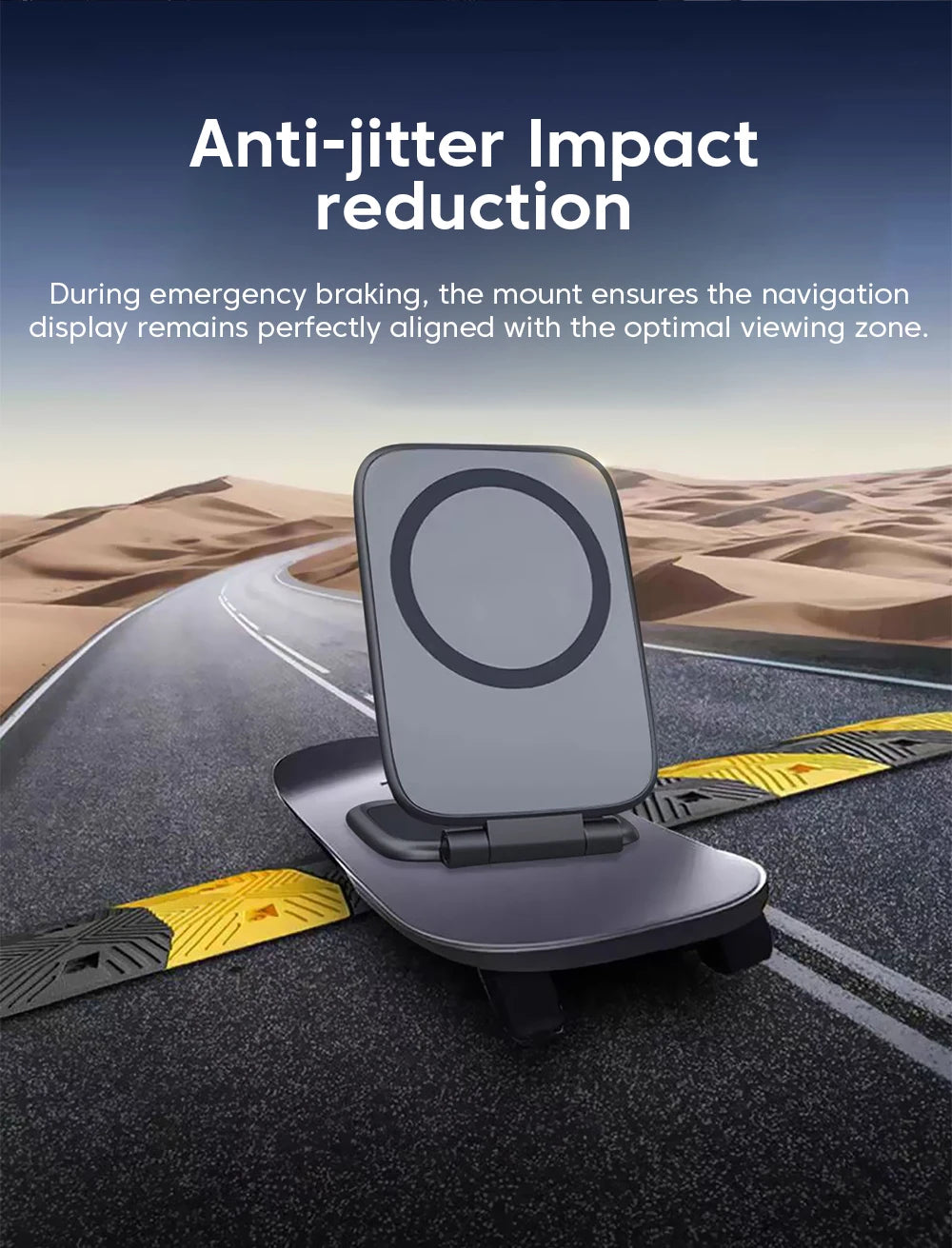 Ultrathin Car Magnetic Mobile Phone Holder Adjustable Foldable