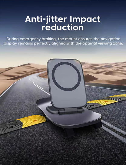Ultrathin Car Magnetic Mobile Phone Holder Adjustable Foldable