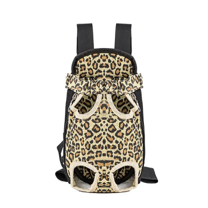 Adjustable Cat Carrier Bag Pet Double Shoulder Backpack