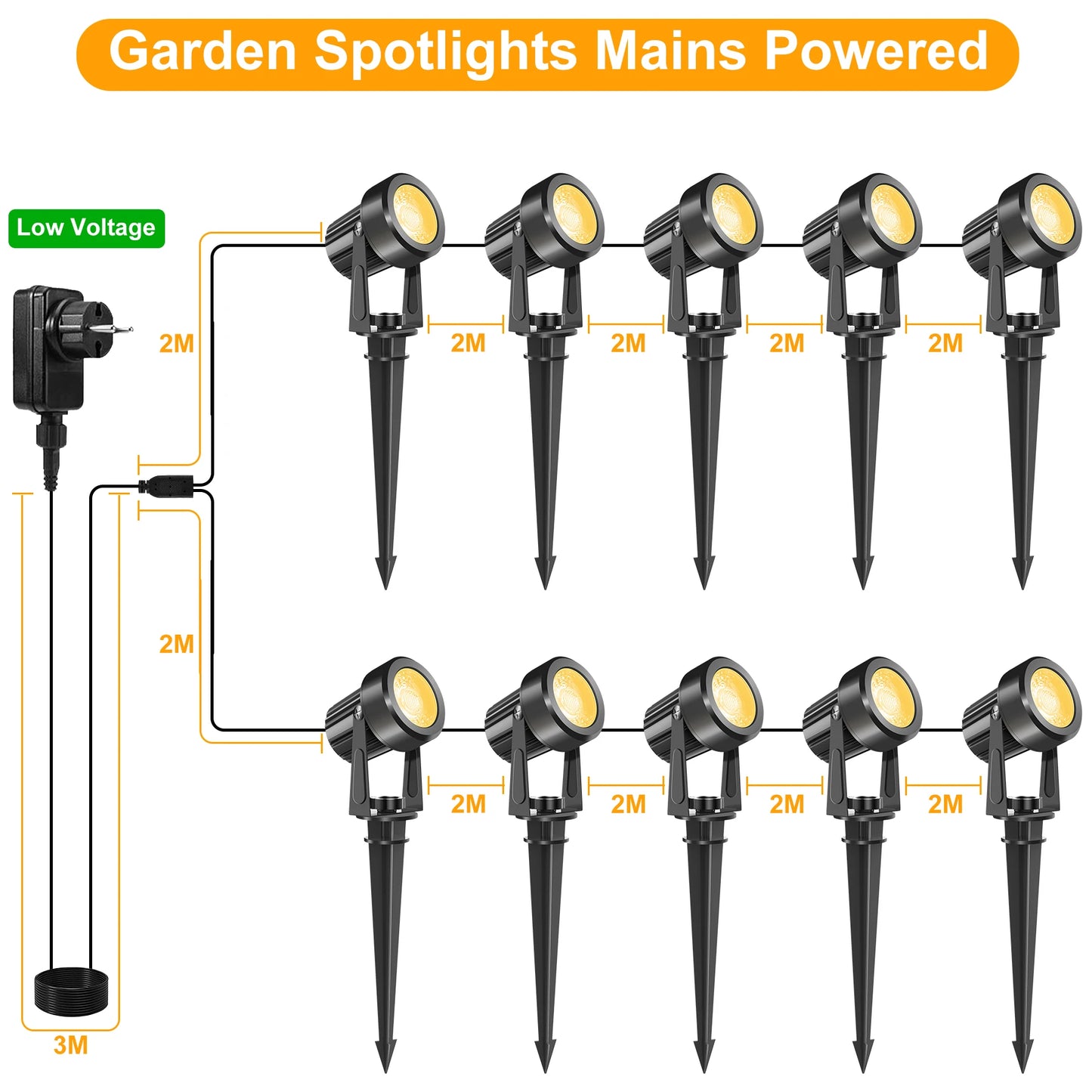 Lights Low Voltage Landscape Lighting Outdoor Lamp