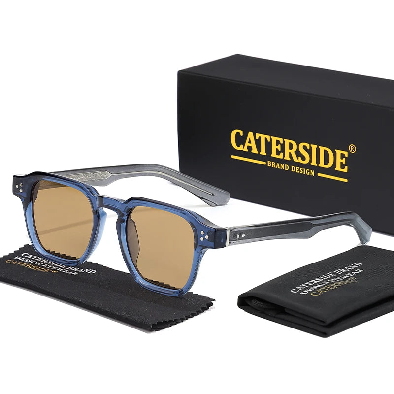 Square Fashion Sunglasses Men Core Insert Temple