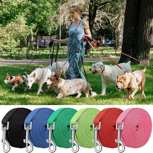 Long Nylon Dog Training Leashes Walking Pet Leash