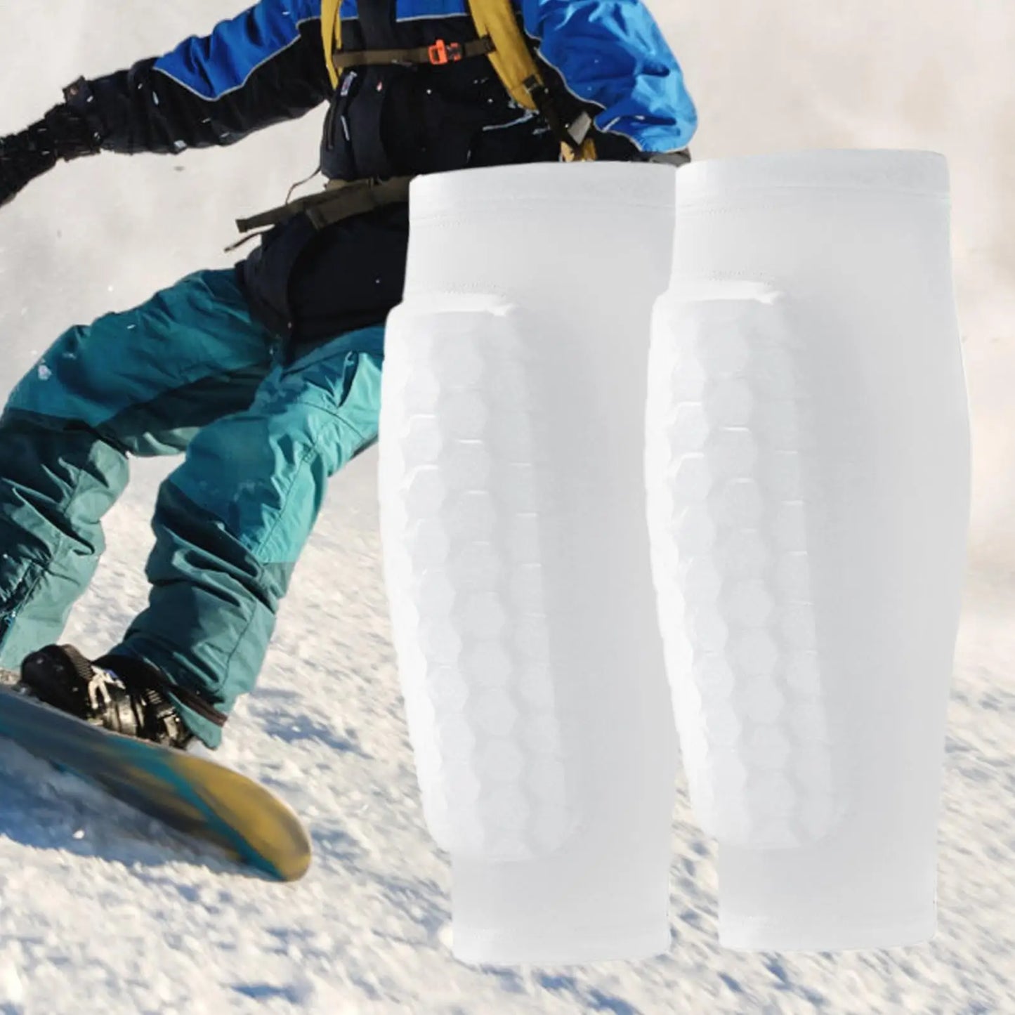 1 pair Ski Shin Guards Shinbang Protector Women