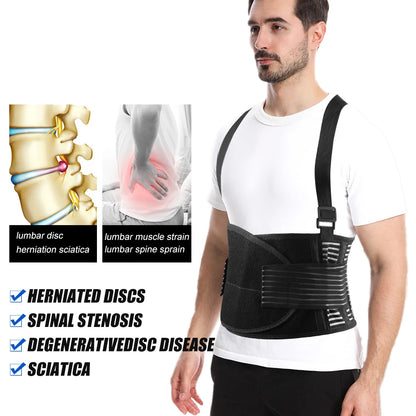 Heavy Duty Back Brace for Lifting - Lower Back Pain