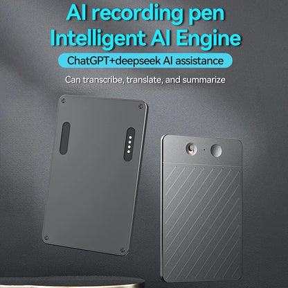 AI Voice Recorder with LED Indicator ChatGPT Smart Transcription