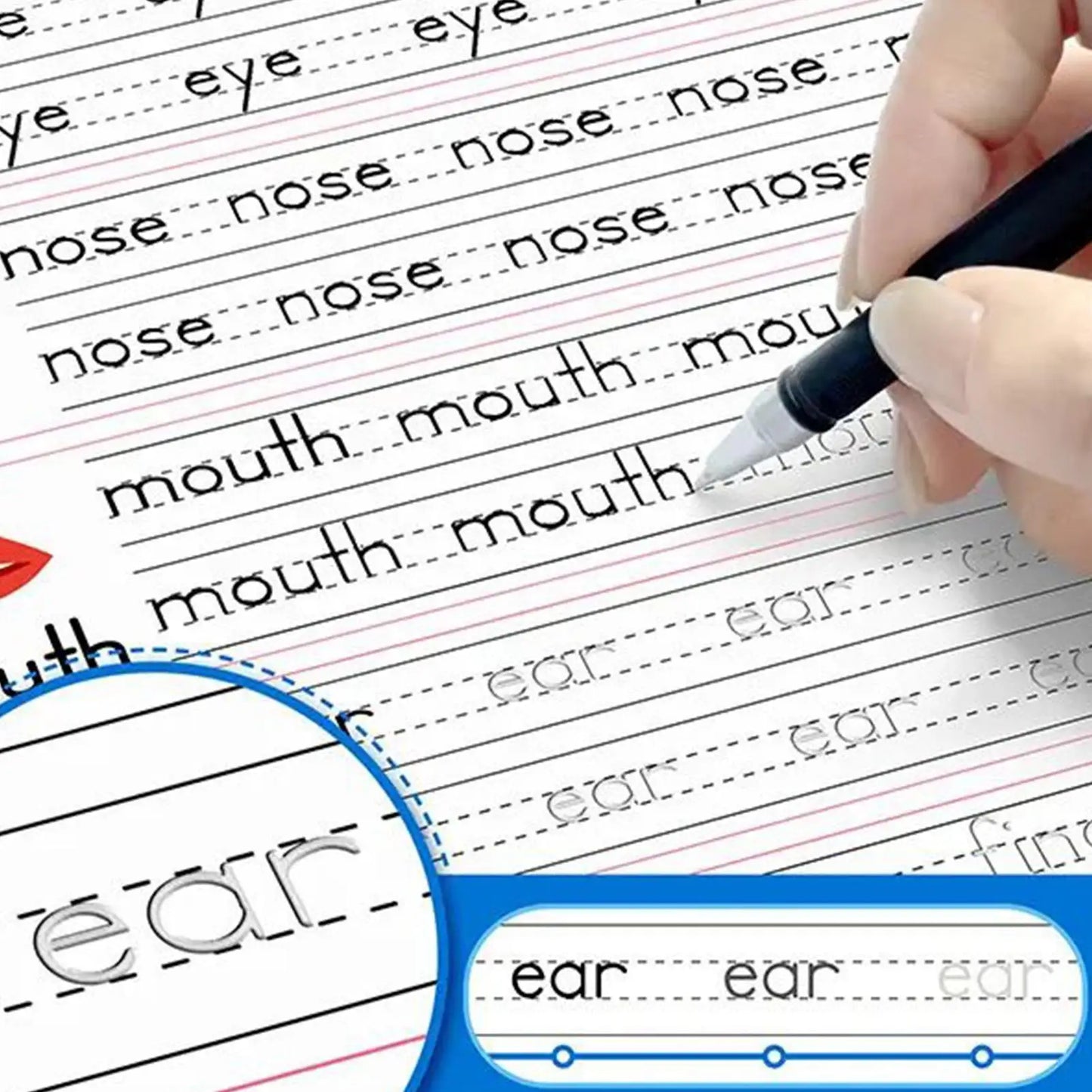 Reusable Grooved Handwriting Practice Book Learn to Write
