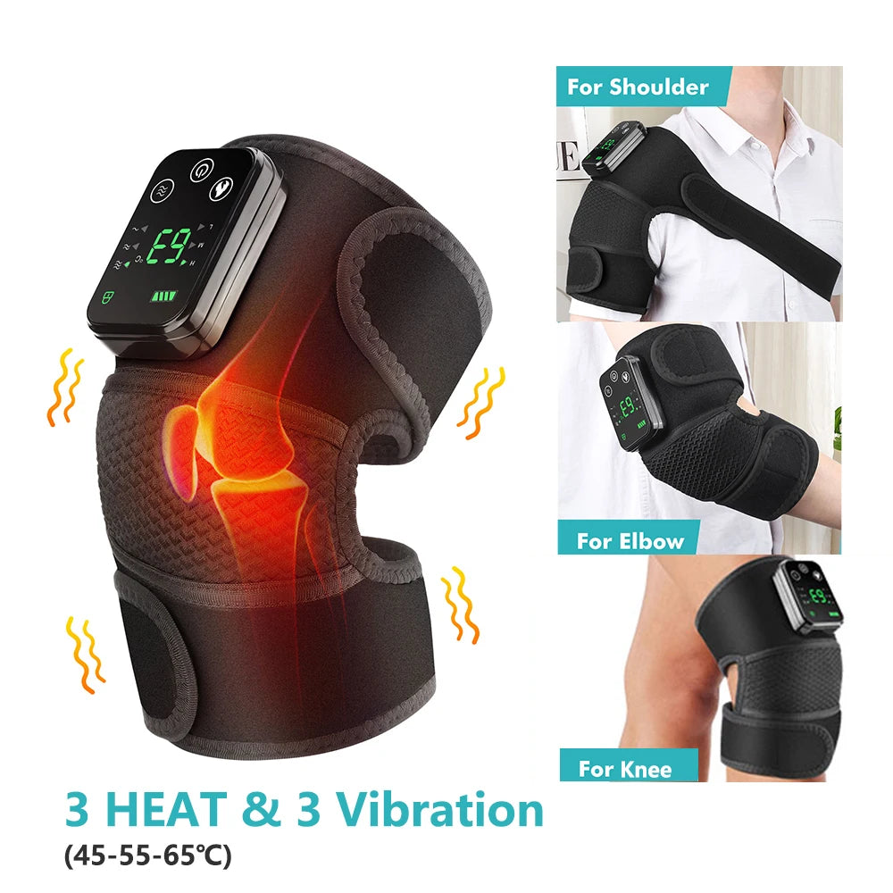 3-in-1 Heated Vibration Knee Massager