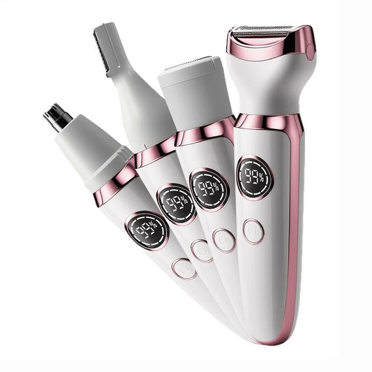 4 in 1 Lady Body Electric Trimmer Eyebrow Nose Women