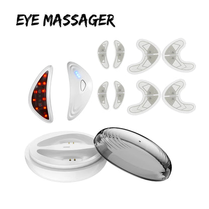 EMS Redlight Eye Massage and Stainless Steel Cooling Eye Pad