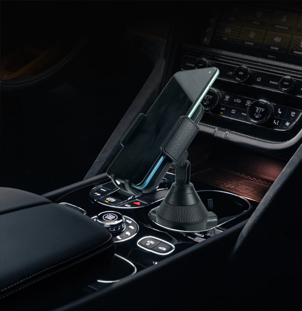Car Cup Phone Holder 360° Adjustable Universal Bracket