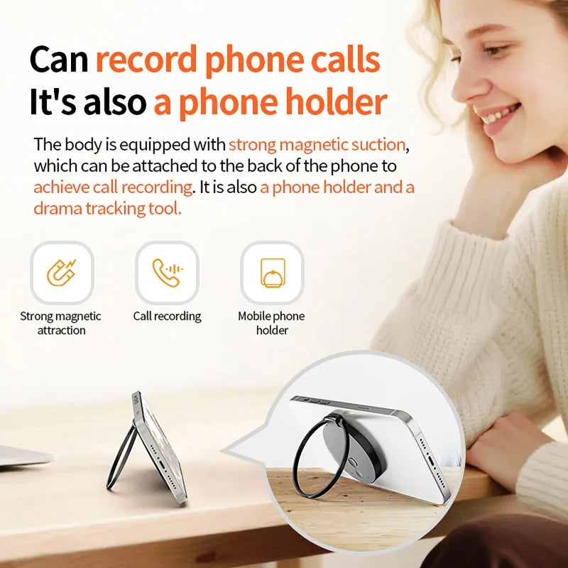 AI ChatGPT Voice Recorder 8-128GB Recording Device