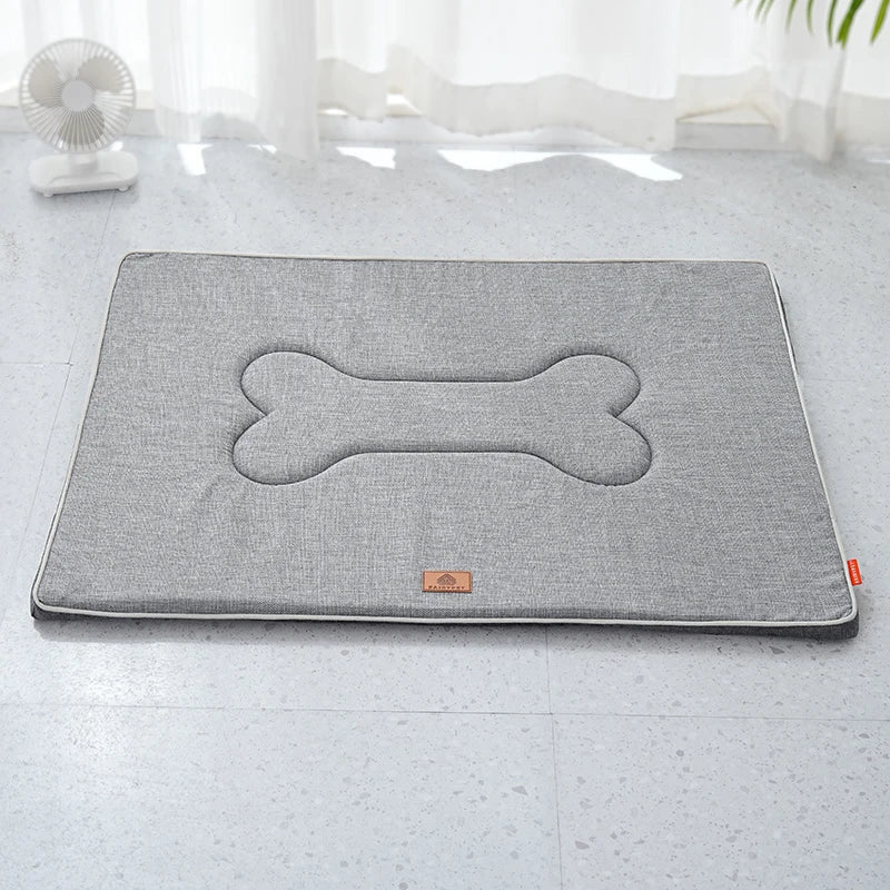 Winter Washable Dog Bed Reversible Dog Crate Pad