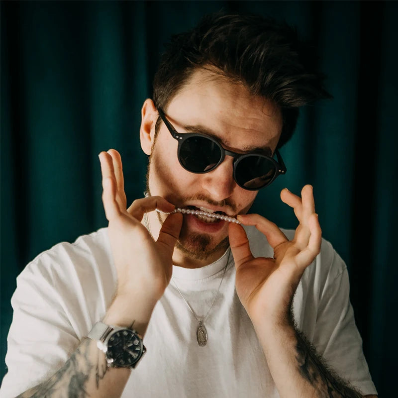 ZENOTTIC Small Round Sunglasses for Men Women Vintage