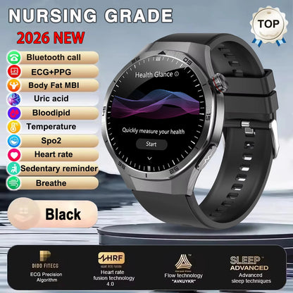 New Nursing Grade ECG+PPG Smart Watch Health Analysis