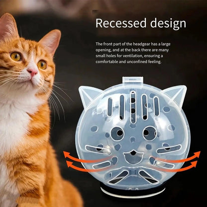 Breathable Sturdy Muzzle Mask Cat Head Cover Space Hood