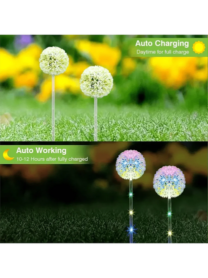 LED dandelion outdoor ground mounted light
