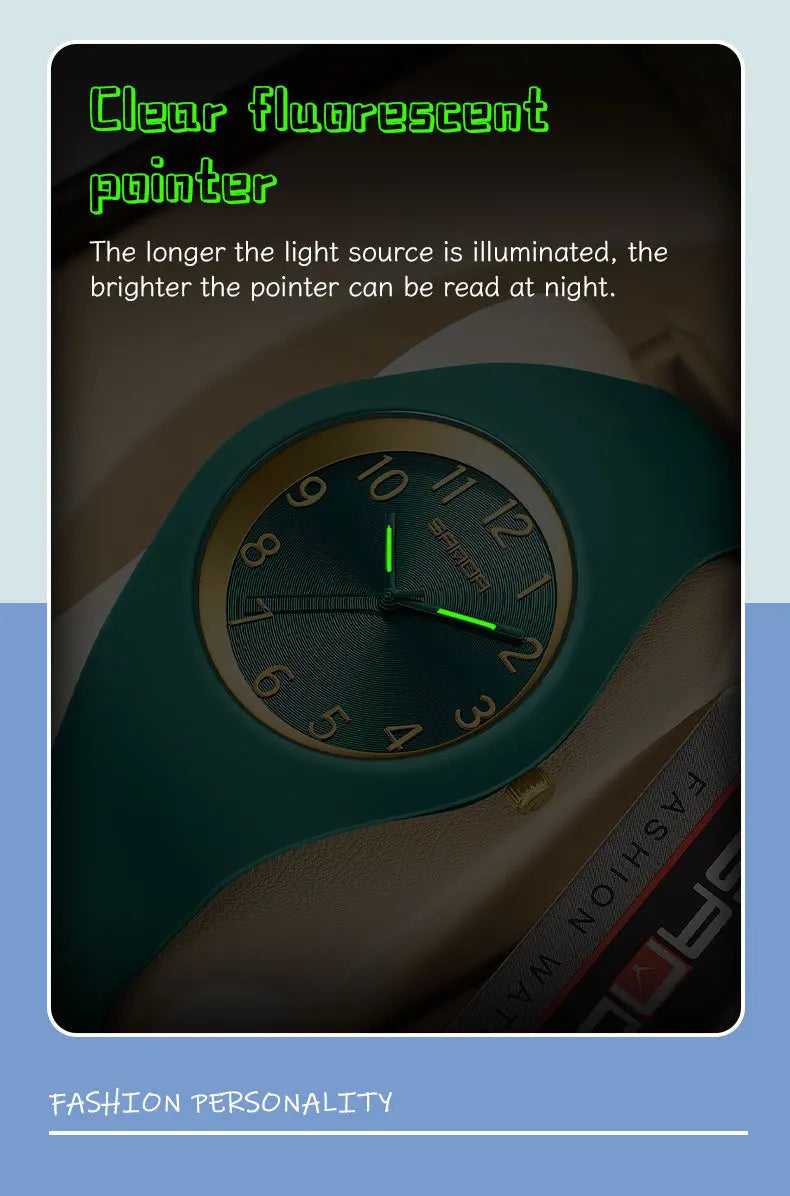 Simple Luxury Student Quartz Watch Clock Gift Outdoor