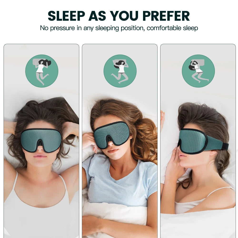 New Brand 3D Sleeping Mask Block Out Light Sleep Mask