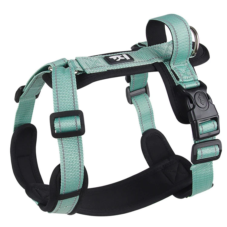 New Pet Harness Reflective With Handle Easy Control