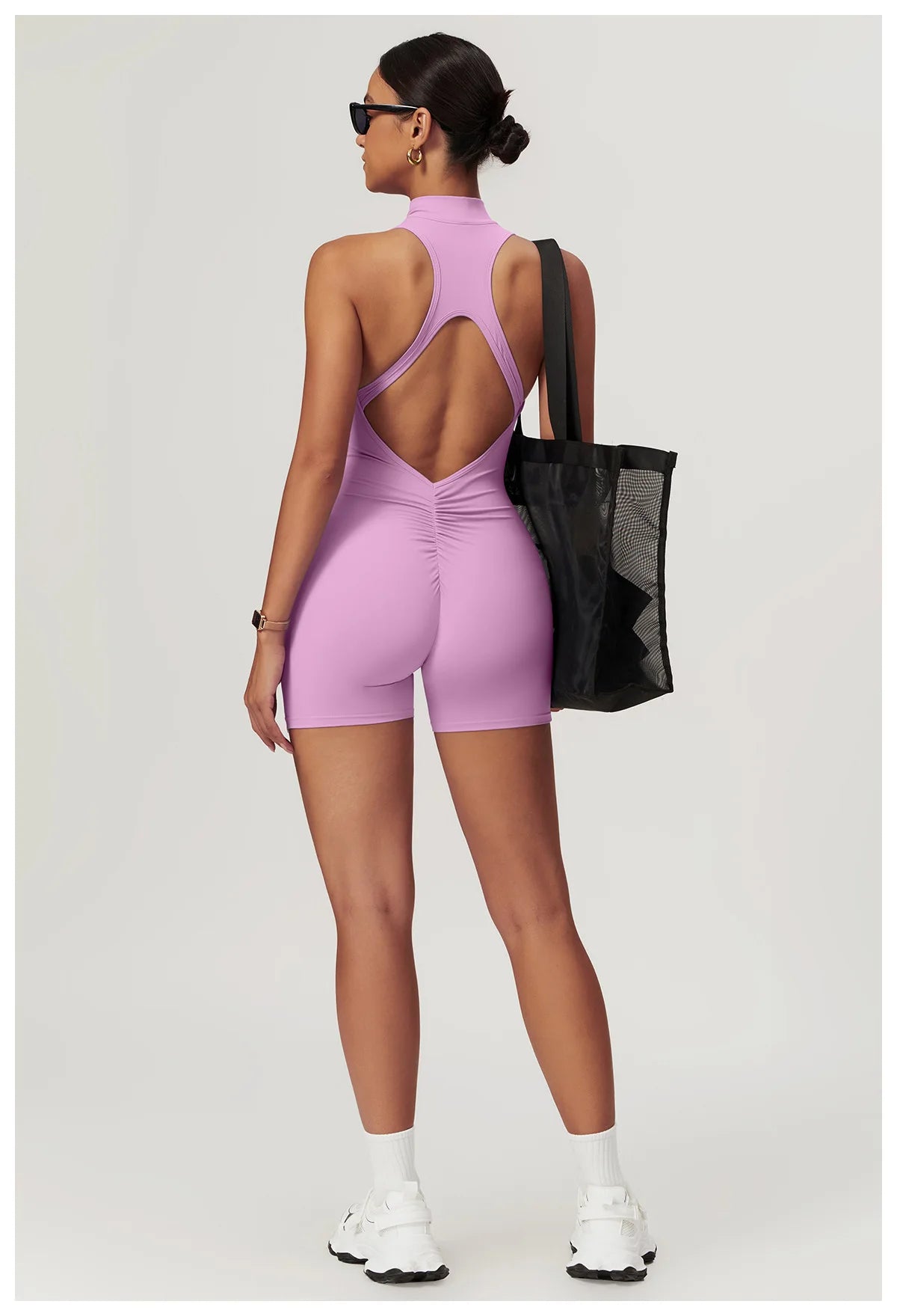 Scrunch Sports Overalls Gym Jumpsuit Women's Fitness