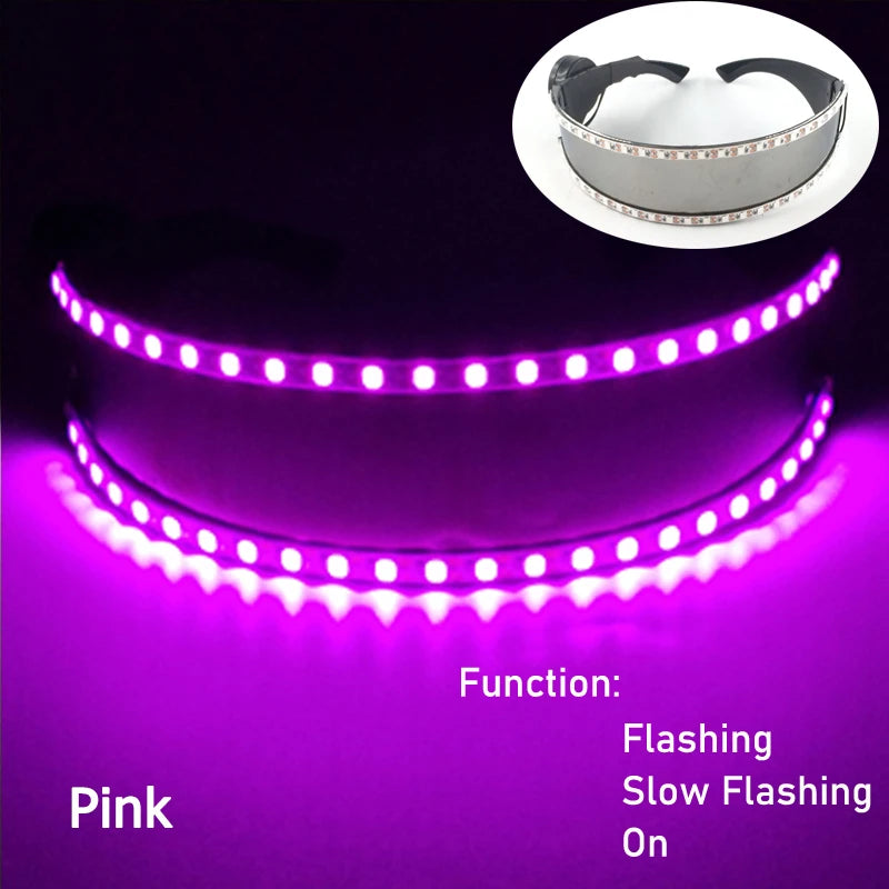 1set Luminous Glowing Glasses and Gloves Remote Control