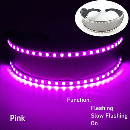 1set Luminous Glowing Glasses and Gloves Remote Control