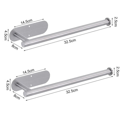 Adhesive Toilet Paper Holder Stainless Steel Wall Mount