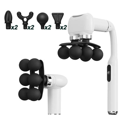 6-Heads Handheld Fascia Gun High Frequency Vibration Body