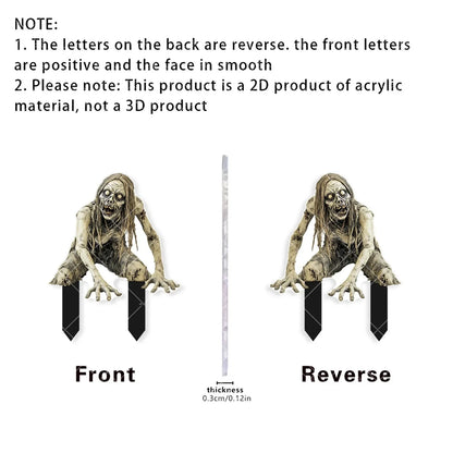 Halloween Scary Yard Decoration, Scarecrow Decor Horror