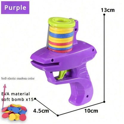 1pc Foam Disc Launcher Flying Disc Handheld Shooter