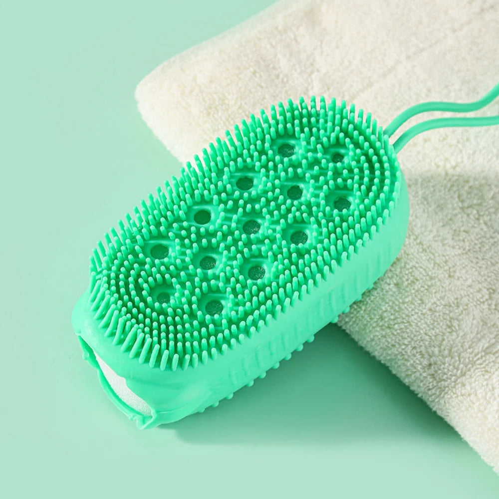 Double Side Silicone Bubble Bath Body Brush