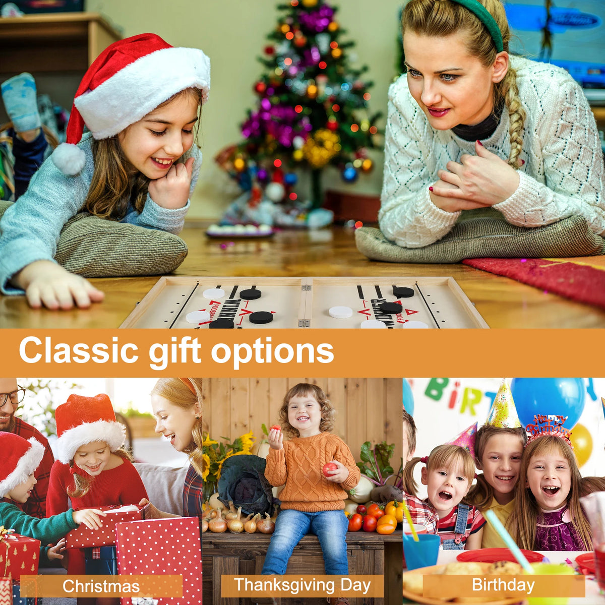 Foldable Foosball Winner Games Table Hockey Catapult Chess