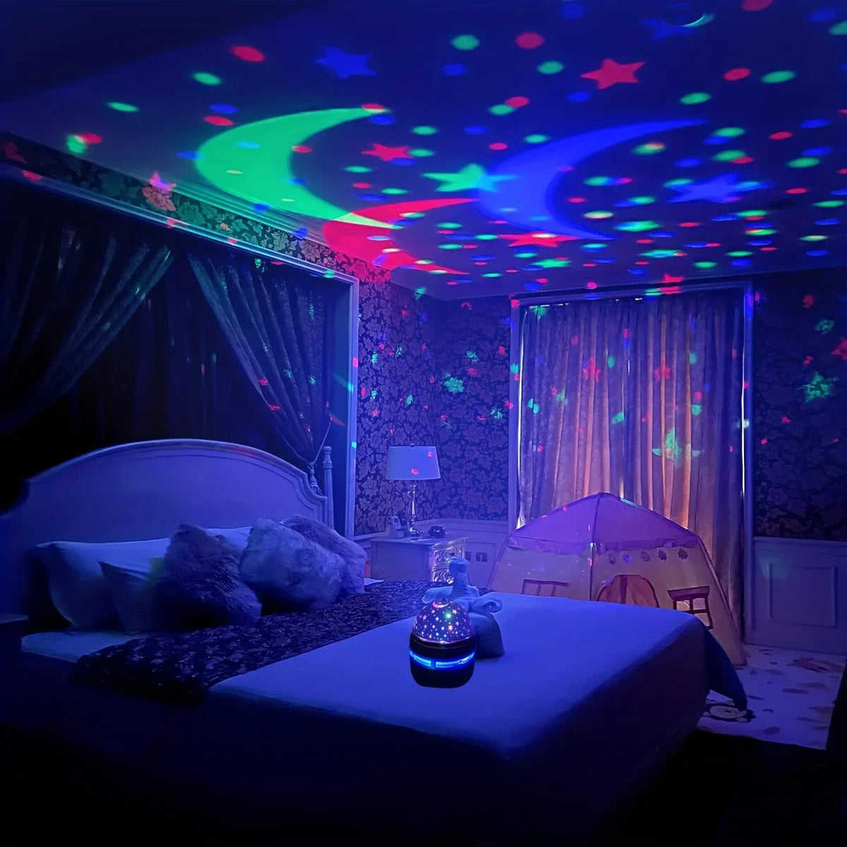 LED Starry Sky Night Lights USB Projector Lamp Magic Ball