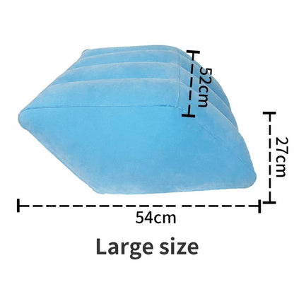 Inflatable Velvet Leg Pillow Plastic Camping Soft Inflatable
