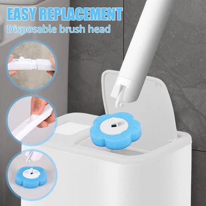Toilet Brush With Disposable Replacement Head