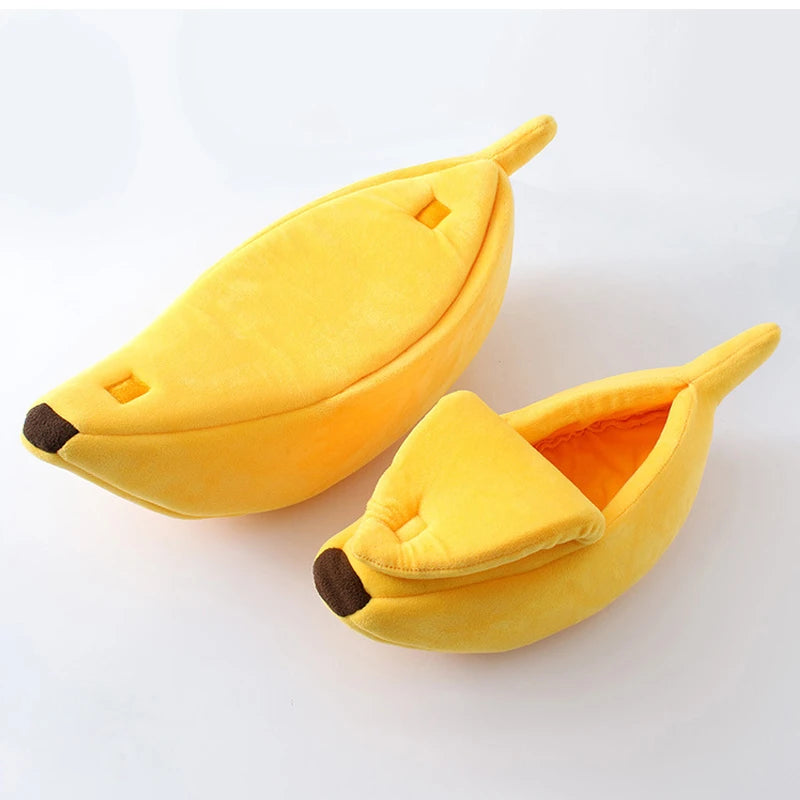Cute Cats Beds Deep Sleep Comfort In Winter Bed Banana Shape
