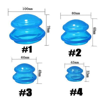 Anti-cellulite Silicone Cupping Set Suction Cup Ventosas