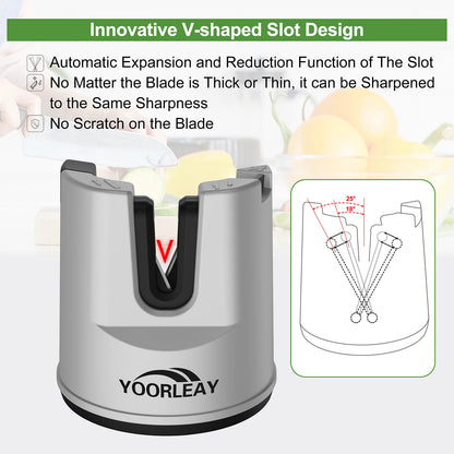 Knife Sharpeners Kitchen Multi-function Suction Cup