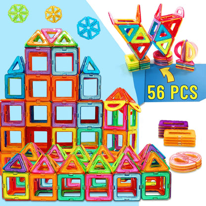 Magnetic Building Blocks DIY Learning Educational Magnet Toys