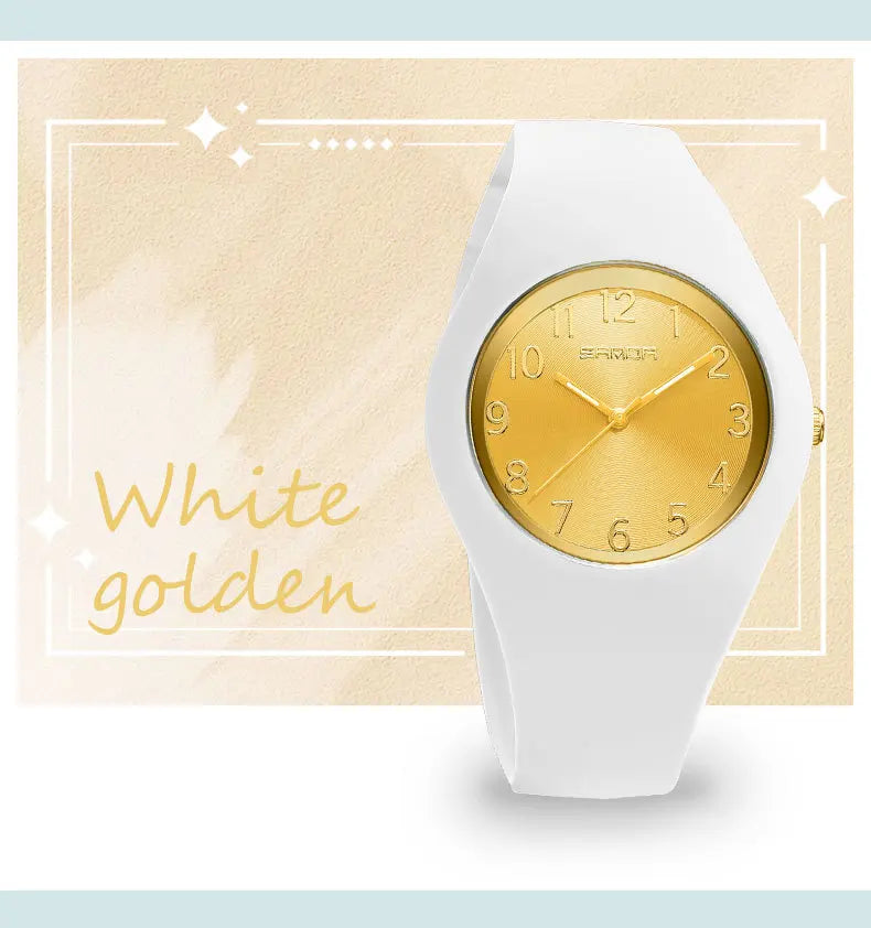 Simple Luxury Student Quartz Watch Clock Gift Outdoor