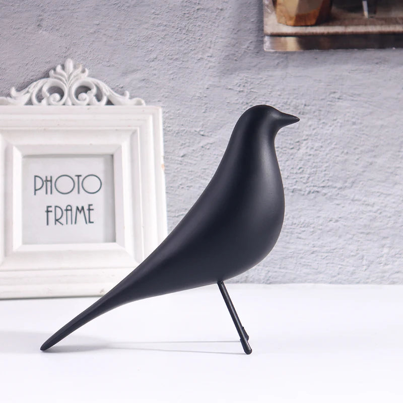 Nordic Style Minimalist Bird Sculpture Resin Craft Artwork