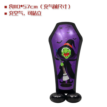 Halloween Inflatable Ghost Tree Balloons Pumpkins Mummy Miko