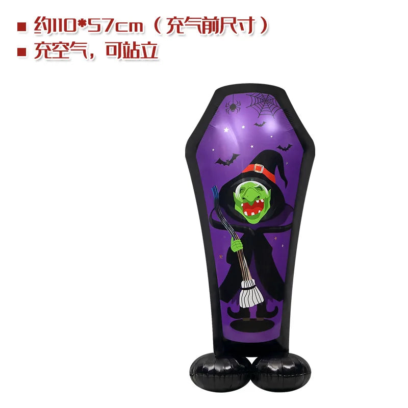 Halloween Inflatable Ghost Tree Balloons Pumpkins Mummy Miko